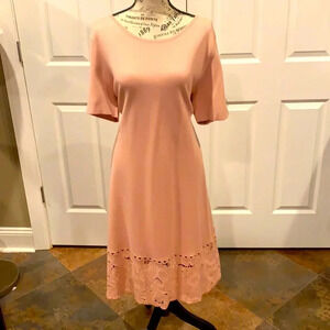 Ann Taylor Powder Pink Knit Dress (Size XL)